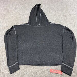 Colsie Hoodie Women’s Gray Lightweight Long Sleeve Pullover Size Medium NWT